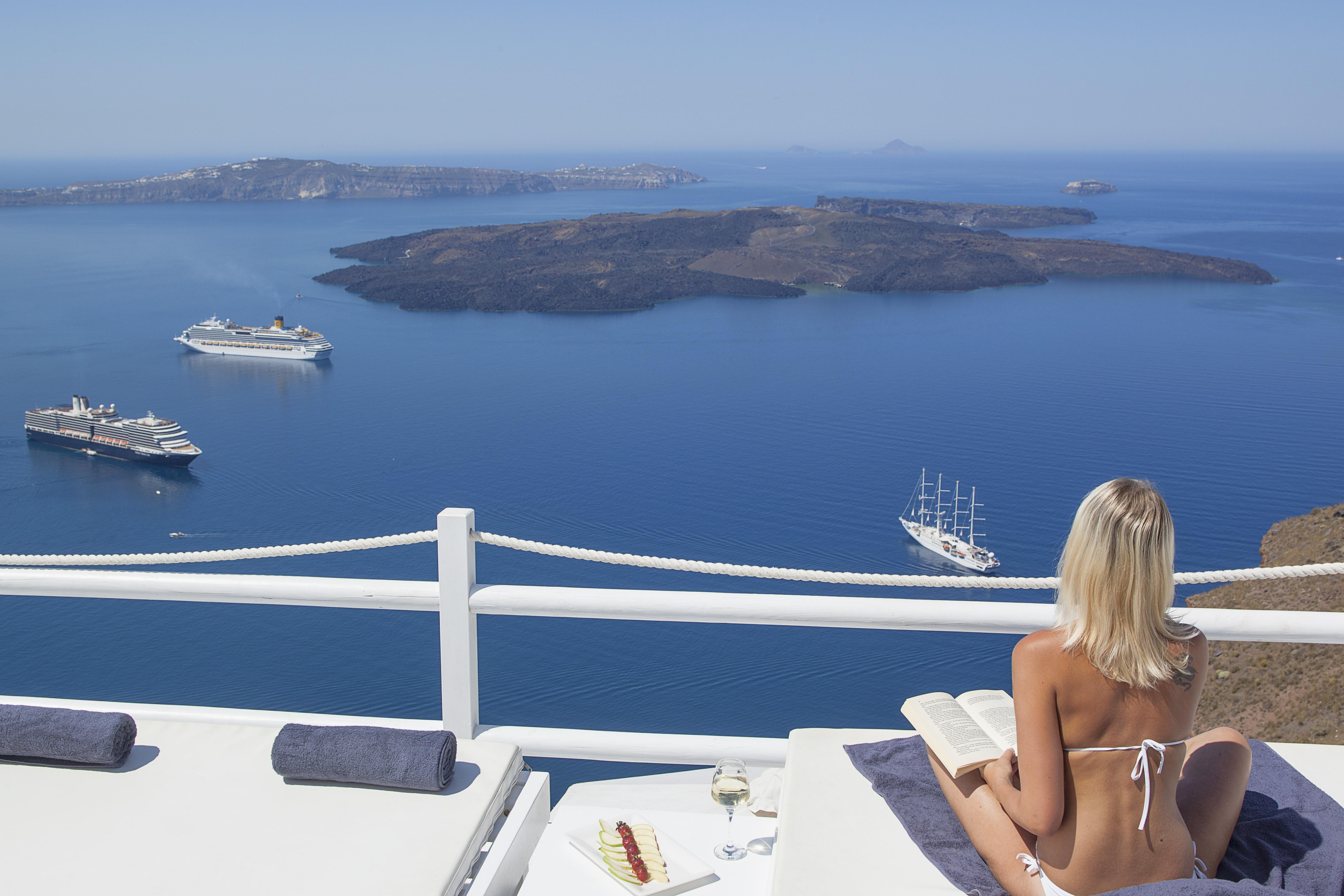 On The Rocks - Small Luxury Hotels Of The World (Adults Only) Imerovigli  Luaran gambar
